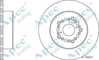 APEC BRAKING dsk362 -  Тормозной диск